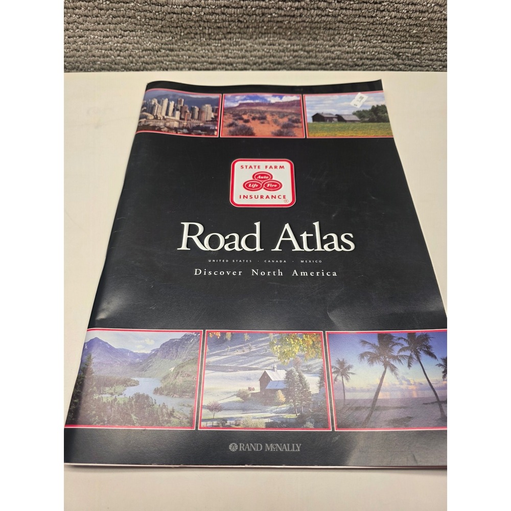 Rand McNally State Farm Road Atlas United‎ States Canada Mexico Softcover Map